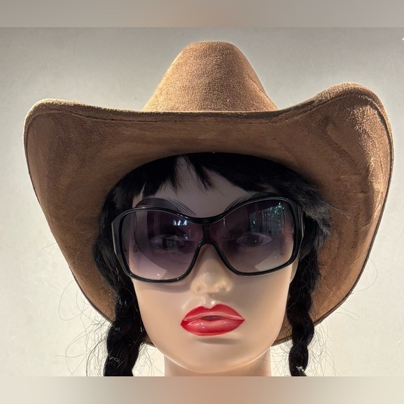 Som-Her Hats Brown Suede Cowboy Hat (XL) - Made in Mexico - Picture 3 of 15